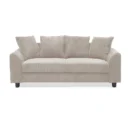 TUNNÅS beige manchester soffa – vinkelbild från höger